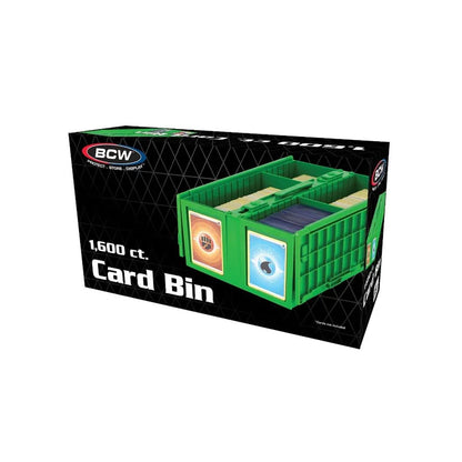 COLLECTIBLE CARD BIN - 1600 - GREEN