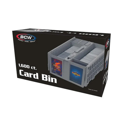 COLLECTIBLE CARD BIN - 1600 - GREY