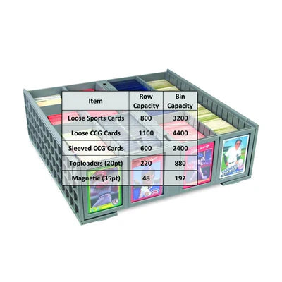 Collectible Card Bin - 3200 - Gray