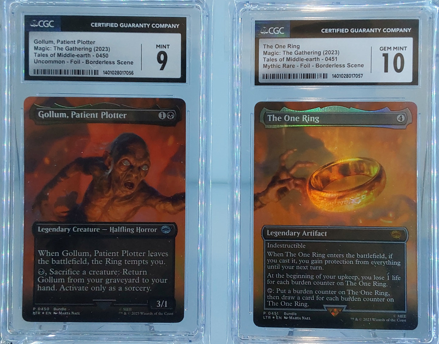 2023 Gollum, Patient Plotter + The One Ring CGC 9/10