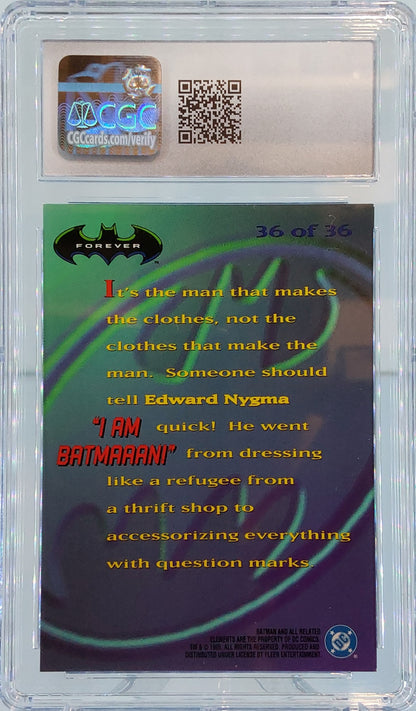 1995 I Am Batmaaan! Riddler Hologram CGC 8.5