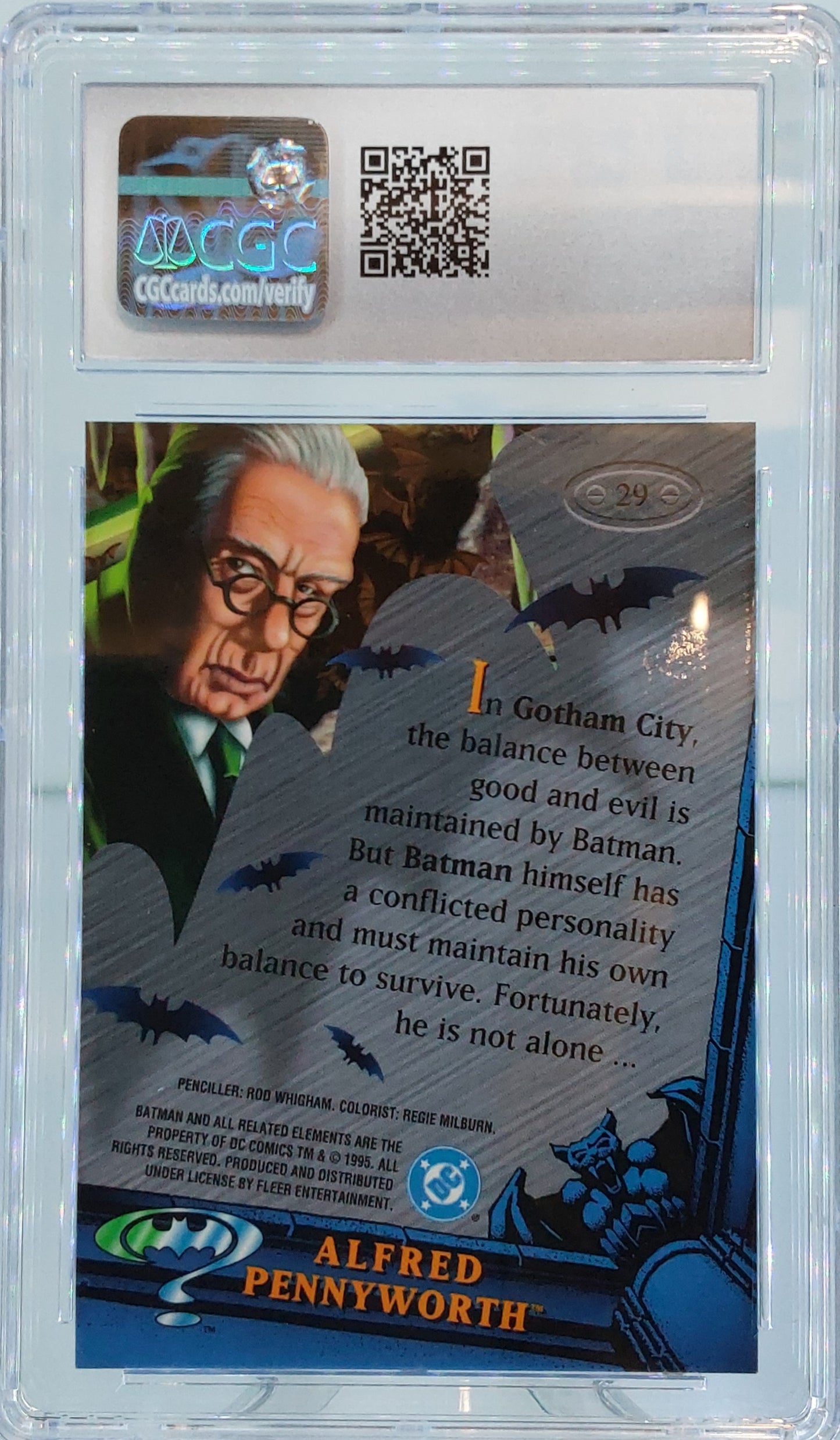 1995 Alfred Pennyworth CGC 9.5