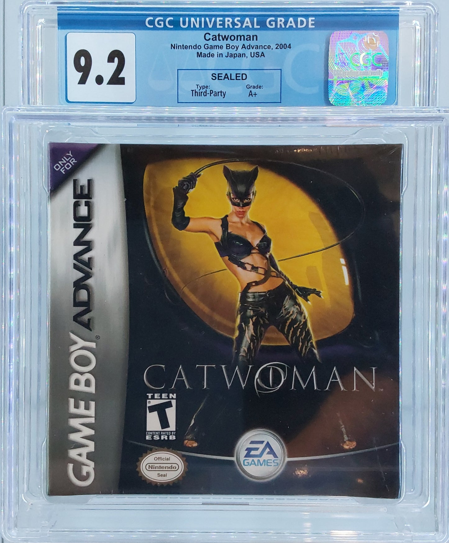 2004 Catwoman Gameboy Advance CGC 9.2