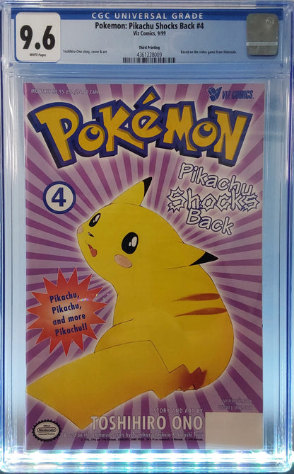 Pokemon: Pikachu Shocks Back #4 9/99 CGC 9.6