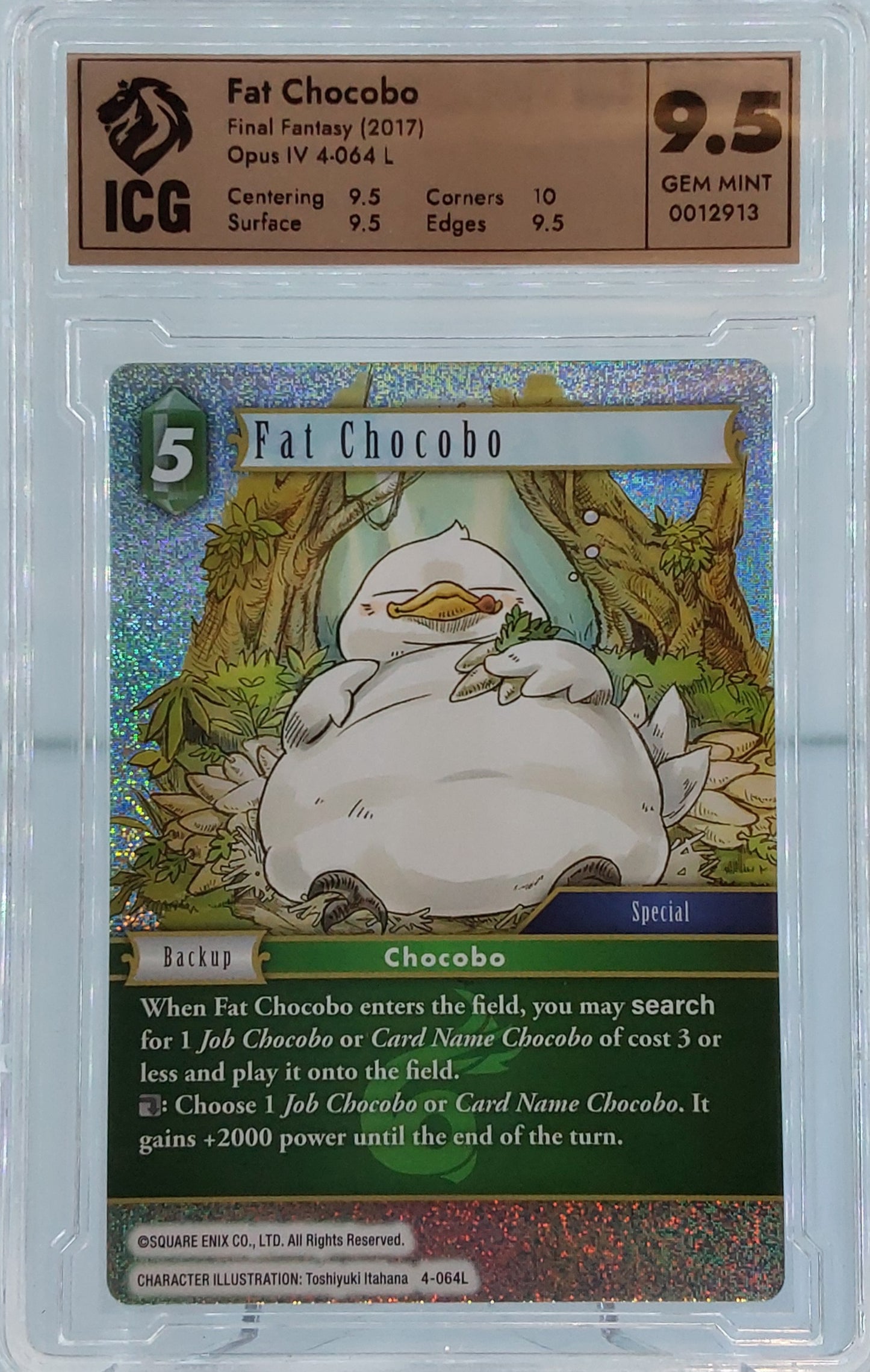 2017 Fat Chocobo ICG 9.5