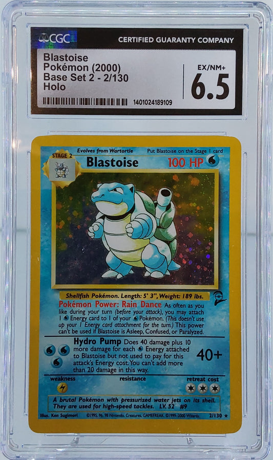 2000 Blastoise Holo CGC 6.5