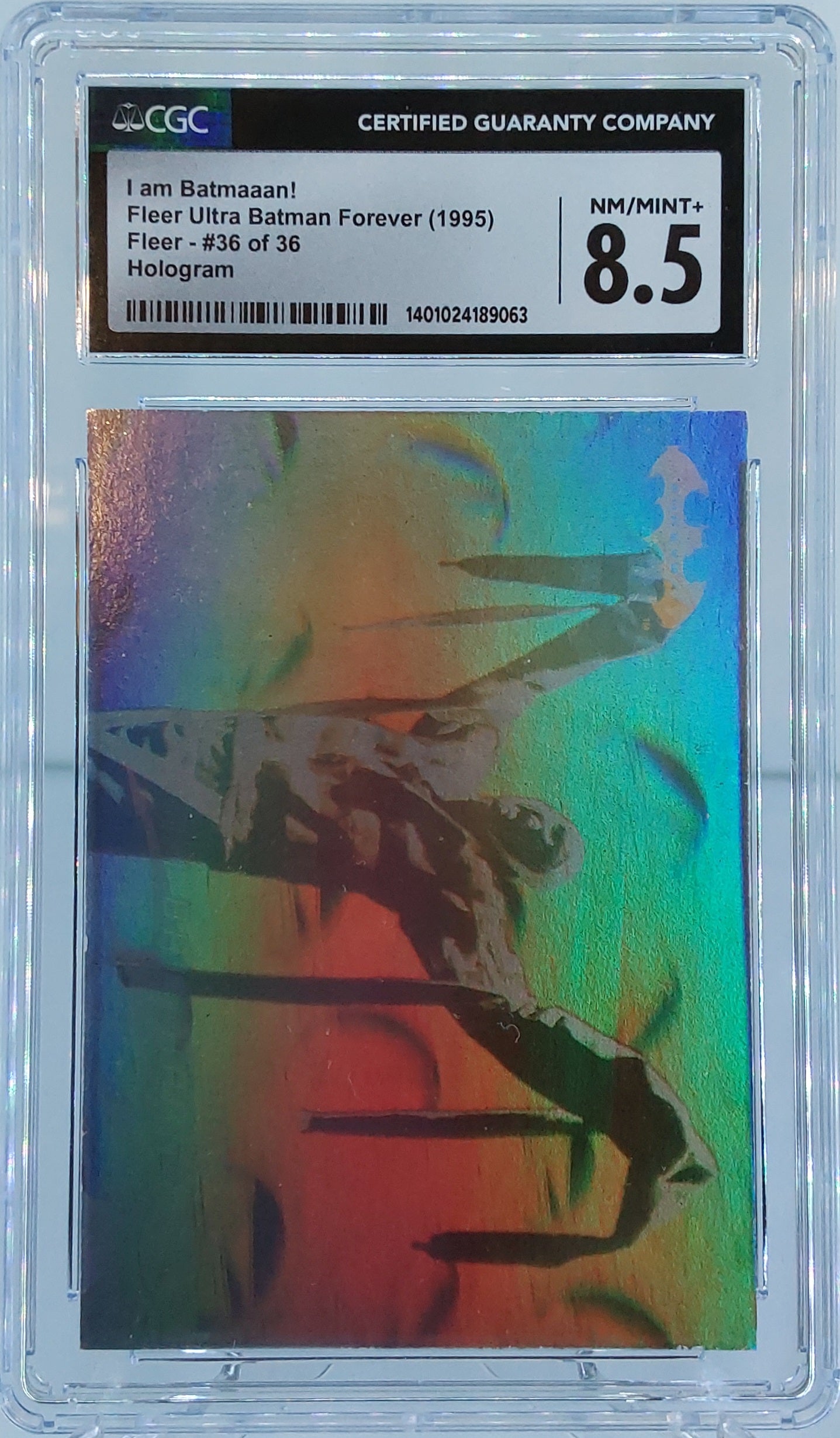 1995 I Am Batmaaan! Riddler Hologram CGC 8.5