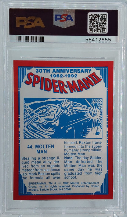 1992 Spider-Man Molten Man PSA 6