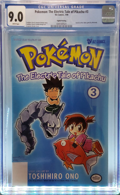 Pokemon: The Electric Tale of Pikachu #3 7/99 CGC 9.0