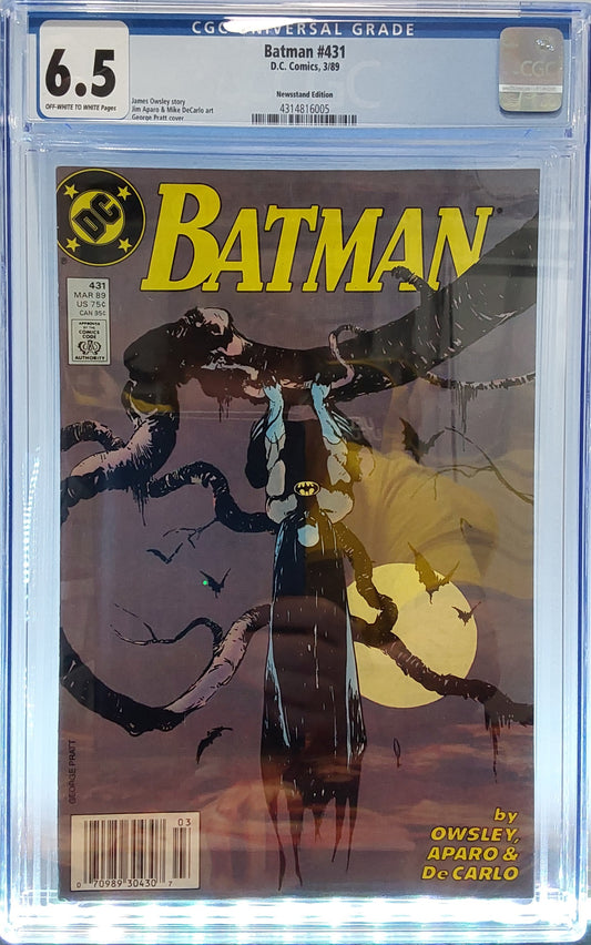 Batman #431 3/89 CGC 6.5