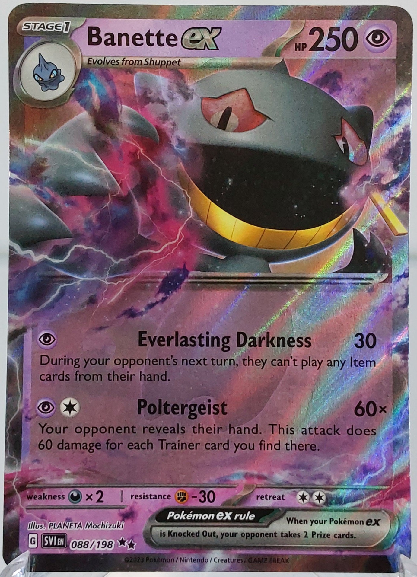 Banette EX 088/198 - Scarlet Violet