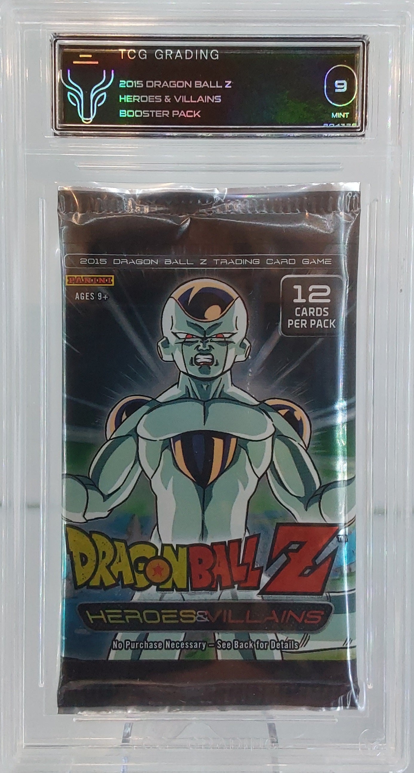 2015 Dragon Ball Z Heroes & Villains Frieza Booster Pack TCG 9