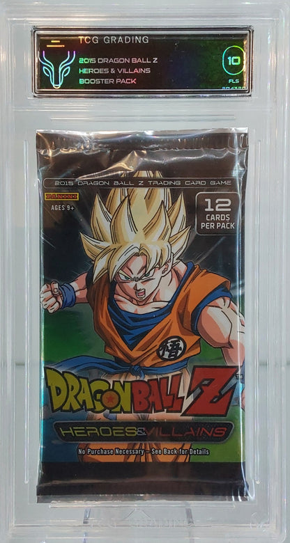 2015 Dragon Ball Z Heroes & Villains Goku Booster Pack TCG 9