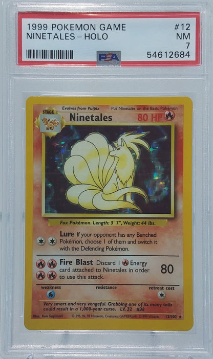 1999 Ninetales Holo PSA 7