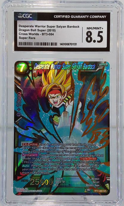 2018 Desperate Warrior Super Saiyan Bardock SR CGC 8.5