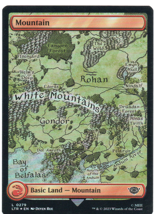 Basic Land - Mountain Holo 0279 - Tales of Middle Earth