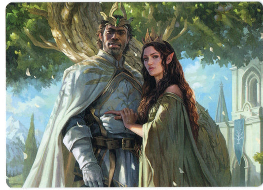 Aragorn and Arwen, Wed 33/81 - Tales of Middle Earth - Art Series